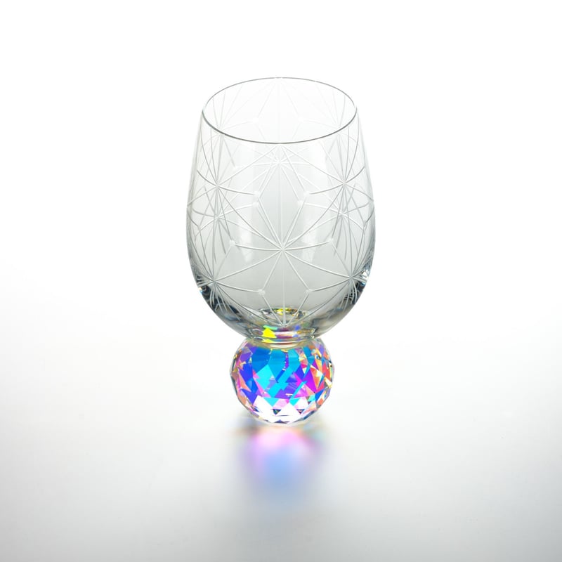 切子グラス　東京切子　虹が出る東京切子　千代紙 　グラス　虹　KILIKO 東京切子虹が出る東京切子千代紙 グラス虹KILIKO