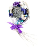 東京切子コンパクトミラー　星姫　 Silver 東京切子コンパクトミラー 星姫 青 Silver 手鏡 KILIKO 通販 7786897