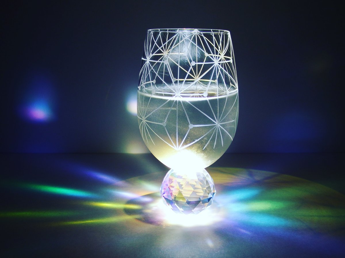 切子グラス　東京切子　虹が出る東京切子　千代紙 　グラス　虹　KILIKO fit=scale-down,w=1200