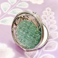 東京切子コンパクトミラー 星姫 Silver | 東京切子KILIKO・光学