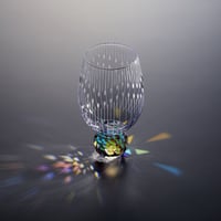 虹が出る東京切子　花火