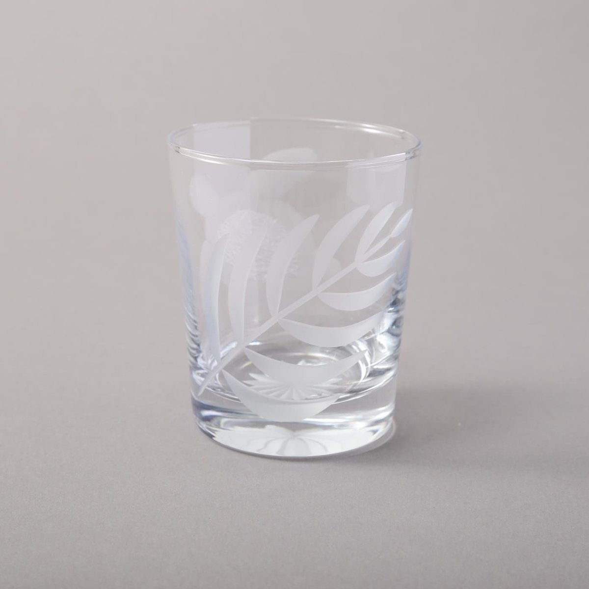 ハワイハワイアンスタイル 東京切子（花切子）ロックグラス ホヌ‐菊