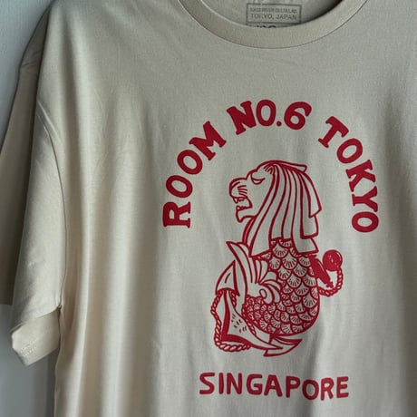 Singapore Souvenir Tee -Sand Beige-