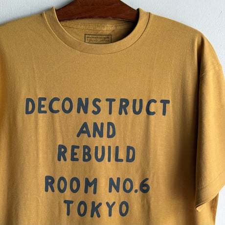 ROOM NO.6 Tee -Yellow-
