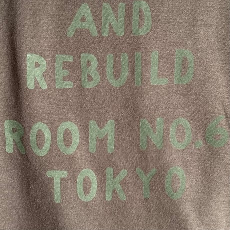 ROOM NO.6 Tee -Black-