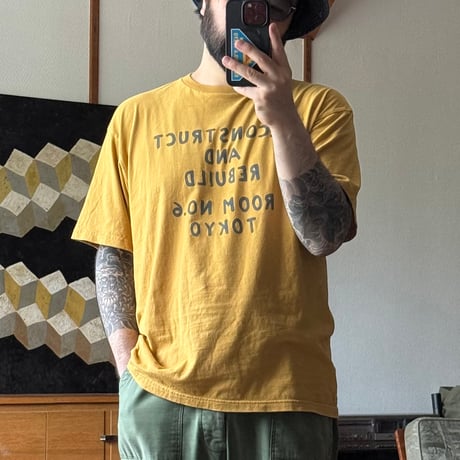 ROOM NO.6 Tee -Yellow-
