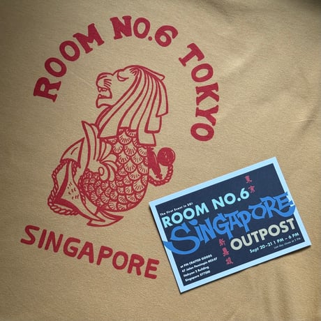 Singapore Souvenir Tee -Yellow-