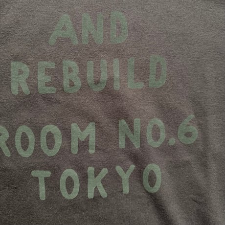 ROOM NO.6 Tee -Black-