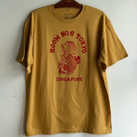 Singapore Souvenir Tee -Yellow-