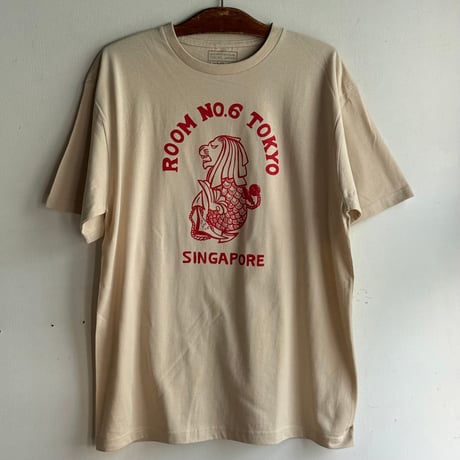 Singapore Souvenir Tee -Sand Beige-