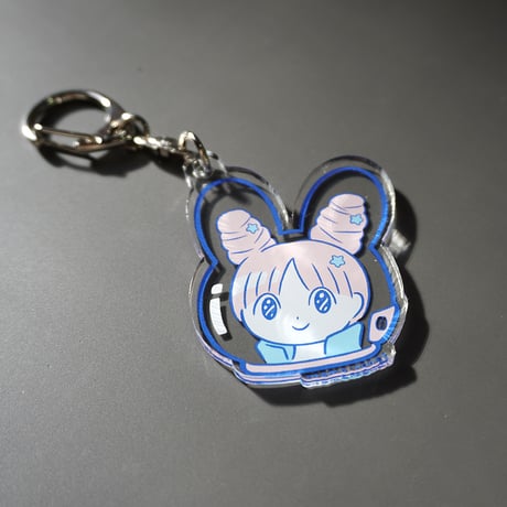 うさヘルメット　キーホルダー