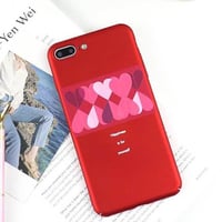 [MD408] ★ iPhone 6 / 6s / 6Plus / 6sPlus / 7 / 7Plus / 8 / 8Plus / X ★ シェルカバー ケース ハート グラデーション  可愛い