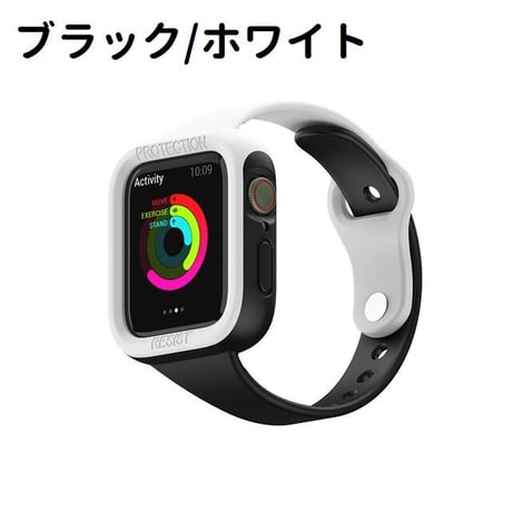 [MO214] ★Apple Watch belt 38mm/41mm/42mm/40mm/44mm/45mm ★ アップルウォッチ バンパーバンド一体型 シリコン バイカラー ビビッドカラー 防水