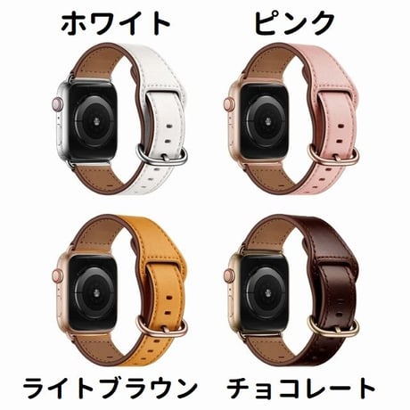[MO223] ★Apple Watch belt 38mm/40mm/41mm/42㎜/44mm/45mm ★ アップルウォッチ 替えベルト レザー 型押し ツヤあり スエード調 通勤通学