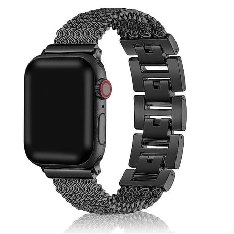 [MO143] ★Apple Watch belt 38mm/41mm/42mm/40mm/44mm/45mm★ アップルウォッチ バンパーケース+替えベルト セット ブレスレット チェーン メタル