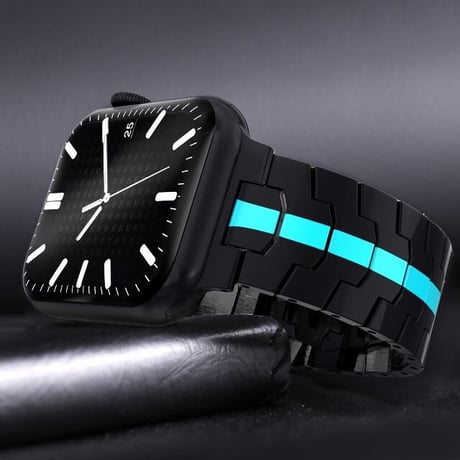 [MO201] ★Apple Watch belt 38mm/41mm/42mm/40mm/44mm/45mm★ アップルウォッチ 替えベルト ステンレススチール センターライン スタイリッシュ