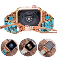 [MO212] ★Apple Watch belt 38mm/41mm/42mm/40mm/44mm/45mm ★ アップルウォッチ 替えベルト エスニック ニュアンスカラー 大理石風 ブレスレット