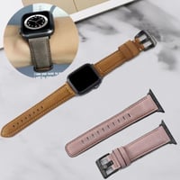 [MO107] ★Apple Watch belt 38mm/41mm/42mm/40mm/44mm/45mm★ アップルウォッチ 替えベルト レザー ステッチ 細ベルト ヴィンテージ加工 シンプル