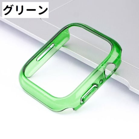 [MO221] ★Apple Watch Bumper case  41mm/45mm ★ アップルウォッチ バンパーケース 色付きクリアカラー クリア 透明 シンプル 汎用性