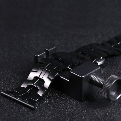 [MO073] ★Apple Watch belt 38mm/40mm/41mm/42mm/44mm/45mm★ アップルウォッチ バンパーケース+ステンレスベルト セット メタリック スタイリッシュ
