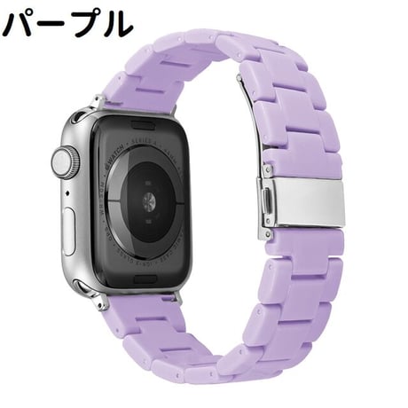 [MO202] ★Apple Watch belt 38mm/41mm/42mm/40mm/44mm/45mm★ アップルウォッチ 替えベルト プラスチック 軽量 キャンディーカラー お揃い