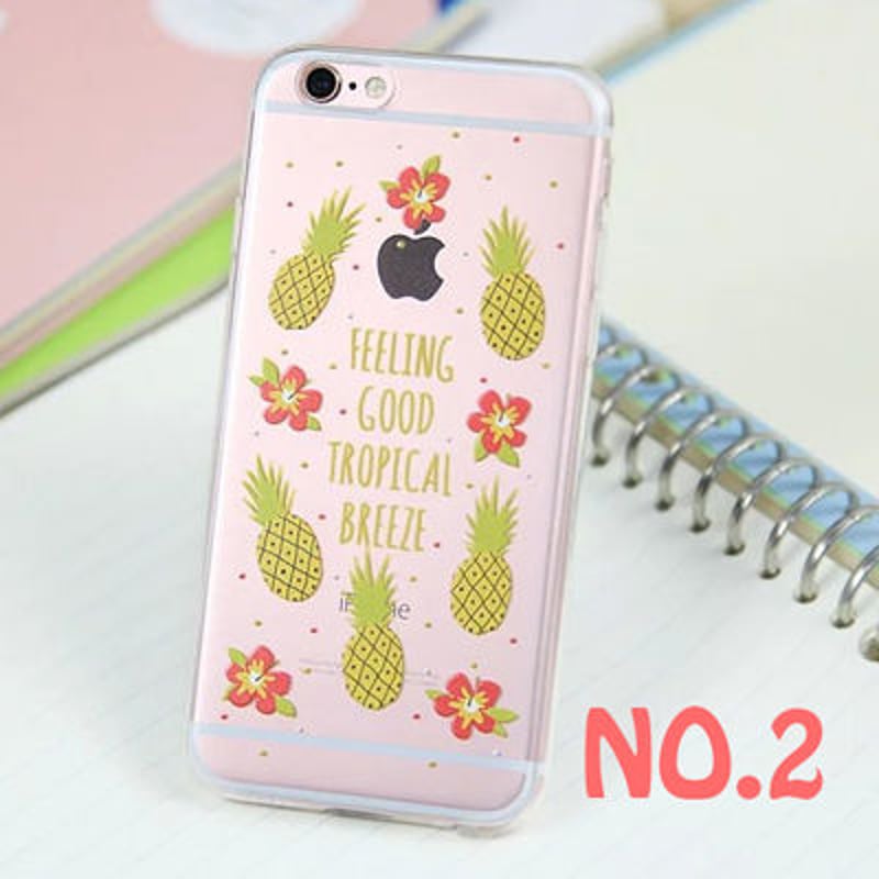 MT081】iPhone6/6s ポップなイラスト スリム iPhoneケース ～フルーツ編