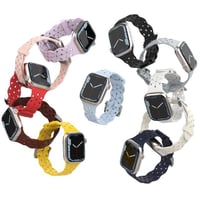 [MO220] ★Apple Watch belt 38mm/41mm/42mm/40mm/44mm/45mm ★ アップルウォッチ 替えベルト シリコン パンチング 結晶柄 レース風 防水 通気性