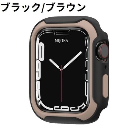 [MO232] ★Apple Watch Bumper case 40mm/41㎜/44mm/45mm ★ アップルウォッチ バンパーケース 二重構造 バイカラー PC TPU スポーティー