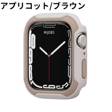 [MO232] ★Apple Watch Bumper case 40mm/41㎜/44mm/45mm ★ アップルウォッチ バンパーケース 二重構造 バイカラー PC TPU スポーティー