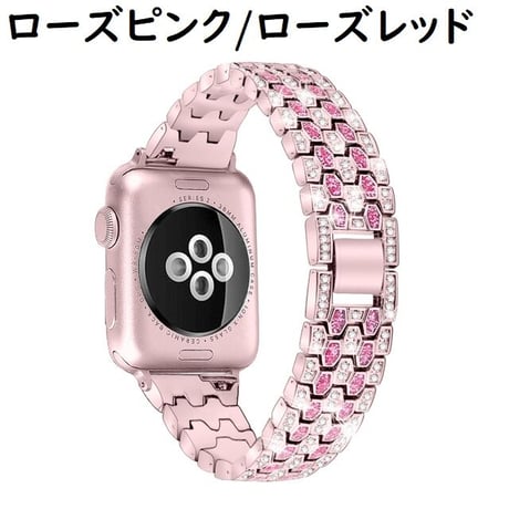 [MO108] ★Apple Watch belt 38mm/41mm/42mm/40mm/44mm/45mm★ アップルウォッチ 替えベルト ラインストーン ハイブリッド ラメ ブレスレット