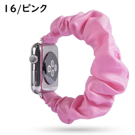 [MO113-2] ★Apple Watch belt 38mm/41mm/42mm/40mm/44mm/45mm★ アップルウォッチ 替えベルト シュシュバンド 無地 グラデーション ファー