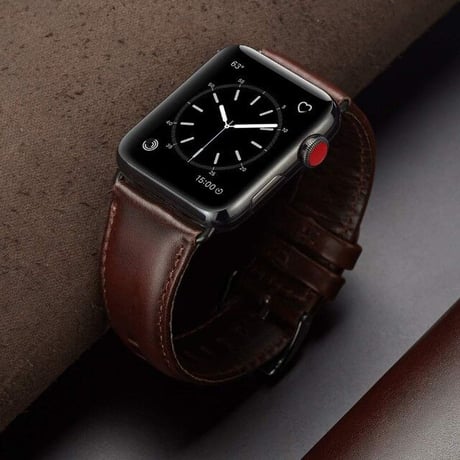 [MO160] ★Apple Watch belt 38mm/42mm/40mm/44mm★ アップルウォッチ 替えベルト レザー ヴィンテージ風 ツヤあり スタイリッシュ ビジネスシーン