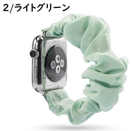 [MO113-2] ★Apple Watch belt 38mm/41mm/42mm/40mm/44mm/45mm★ アップルウォッチ 替えベルト シュシュバンド 無地 グラデーション ファー
