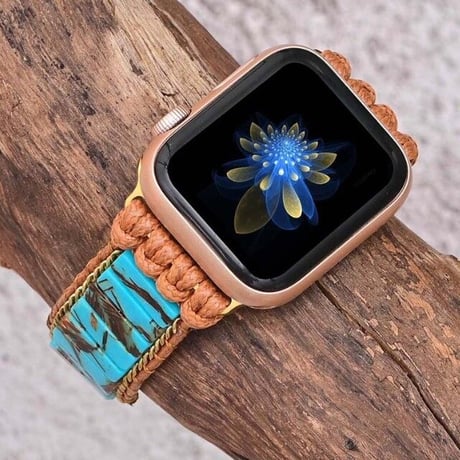 [MO212] ★Apple Watch belt 38mm/41mm/42mm/40mm/44mm/45mm ★ アップルウォッチ 替えベルト エスニック ニュアンスカラー 大理石風 ブレスレット