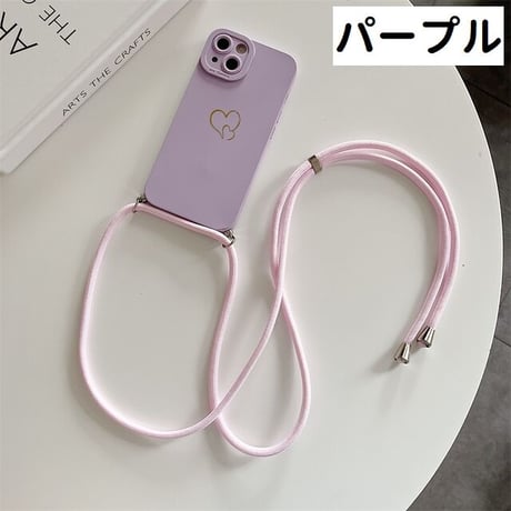[MO187] ★iPhone7/8/SE(第2.3世代)/12/13/Pro/Pro Max/mini★ iPhoneケース ショルダー ストラップ シェル型 シリコン ハート カメラ保護
