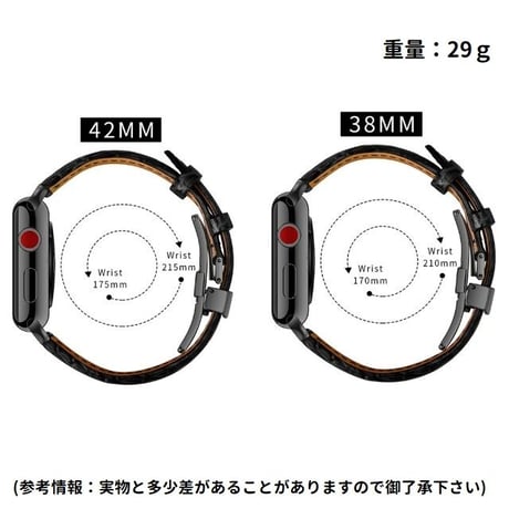 [MO156] ★Apple Watch belt 38mm/42mm/40mm/44mm★ アップルウォッチ 替えベルト レザー クロコダイル型 高級感 通勤 通学