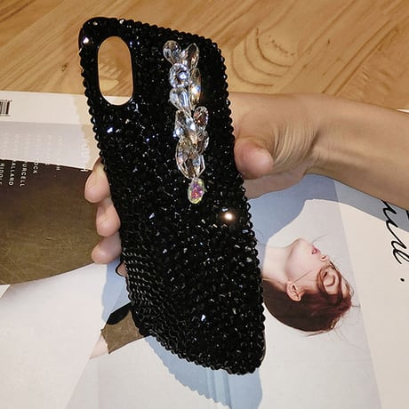 [NW558] ★ iPhone 6 / 6s / 6Plus / 6sPlus / 7 / 7Plus  / 8 / 8Plus / X ★ シェルカバー ケース キラキラ クリスタル ビジュー