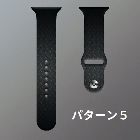 [MO171] ★Apple Watch belt 38mm/41mm/42mm/40mm/44mm/45mm★ アップルウォッチ 替えベルト カーボン繊維 シリコン ストライプ 縞鋼板モチーフ