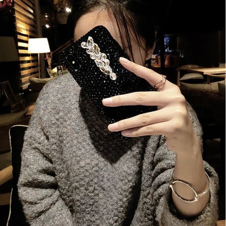 [NW558] ★ iPhone 6 / 6s / 6Plus / 6sPlus / 7 / 7Plus  / 8 / 8Plus / X ★ シェルカバー ケース キラキラ クリスタル ビジュー