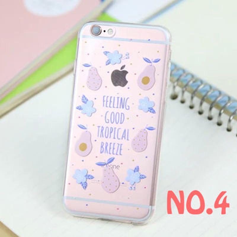MT081】iPhone6/6s ポップなイラスト スリム iPhoneケース ～フルーツ編