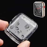 [MO161] ★Apple Watch Bumper case 38mm/41mm/42mm/40mm/44mm/45mm★ アップルウォッチ バンパーケース クリア 透明 スリム プロテクター