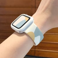 [MO141] ★Apple Watch belt 38mm/41mm/42mm/40mm/44mm/45mm★ アップルウォッチ 替えベルト ラテカラー ミックスカラー シリコン カラフル