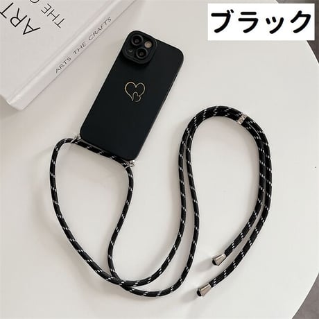 [MO187] ★iPhone7/8/SE(第2.3世代)/12/13/Pro/Pro Max/mini★ iPhoneケース ショルダー ストラップ シェル型 シリコン ハート カメラ保護