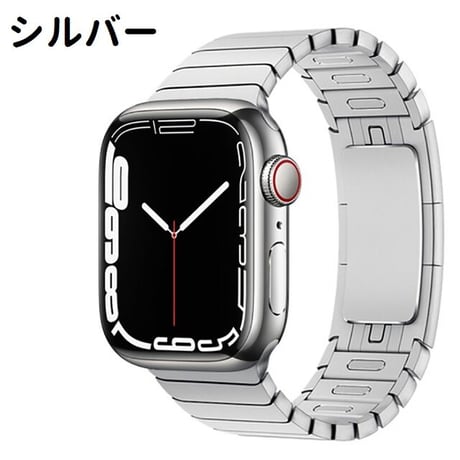 [MO250] ★Apple Watch belt 38mm/40mm/41mm/42mm/44mm/45mm ★ アップルウォッチ 替えベルト ステンレススチール サイズ調節簡単 メタル シンプル