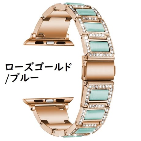 [MO105] ★Apple Watch belt 38mm/41mm/42mm/40mm/44mm/45mm★ アップルウォッチ 替えベルト 宝石風 ストーン風 ラインストーン ステンレススチール