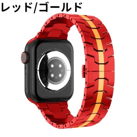 [MO201] ★Apple Watch belt 38mm/41mm/42mm/40mm/44mm/45mm★ アップルウォッチ 替えベルト ステンレススチール センターライン スタイリッシュ