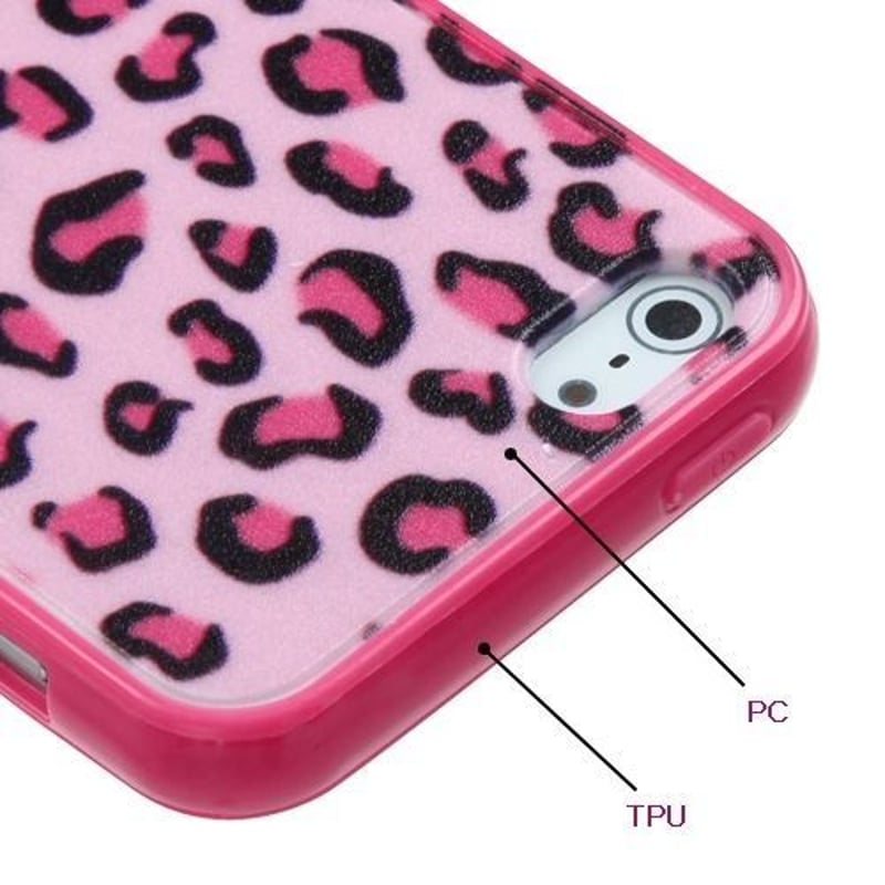 ドルチェ&ガッバーナ iPhoneケース 5/5s レディース レオパード YS025] iPhone5 /5s ケース ピンク レオパード ヒョウ柄 ハイブリッド