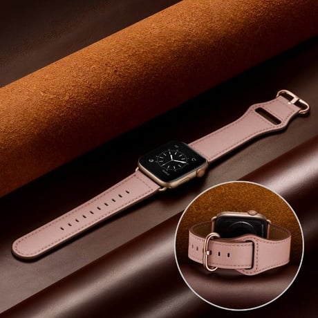 [MO223] ★Apple Watch belt 38mm/40mm/41mm/42㎜/44mm/45mm ★ アップルウォッチ 替えベルト レザー 型押し ツヤあり スエード調 通勤通学