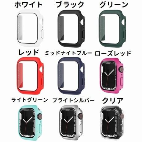 [MO037] ★Apple Watch Bumper Case 41mm/45mm★ アップルウォッチ バンパーケース プロテクター スリム シンプル カラバリ豊富