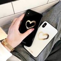 [MD404] ★ iPhone 6 / 6s / 6Plus / 6sPlus / 7 / 7Plus / 8 / 8Plus / X ★ シェルカバー ケース ハート 手書き風 クール お洒落